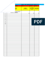 Tabla de Mediciones Semanal para Compartir