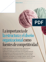 Estructura y El Diseno Organizacional