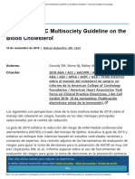 2018 AHA - ACC Multisociety Guideline On The Blood Cholesterol - American College of Cardiology
