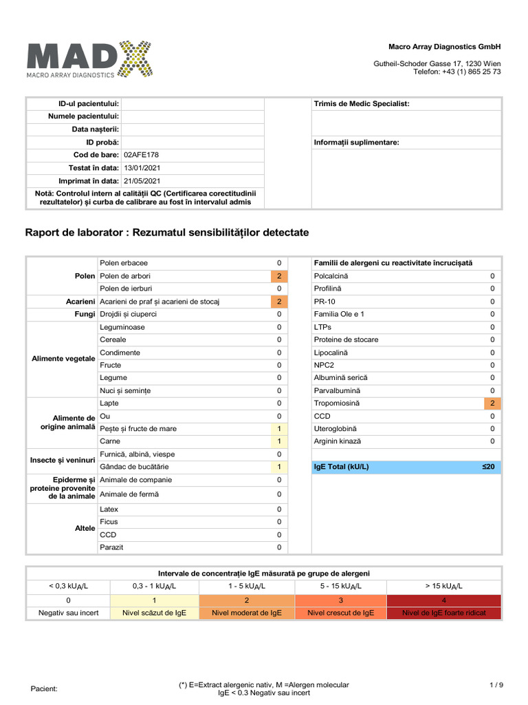 Testul ALEX2 | PDF