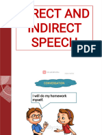 Direct and Indirect Speech.