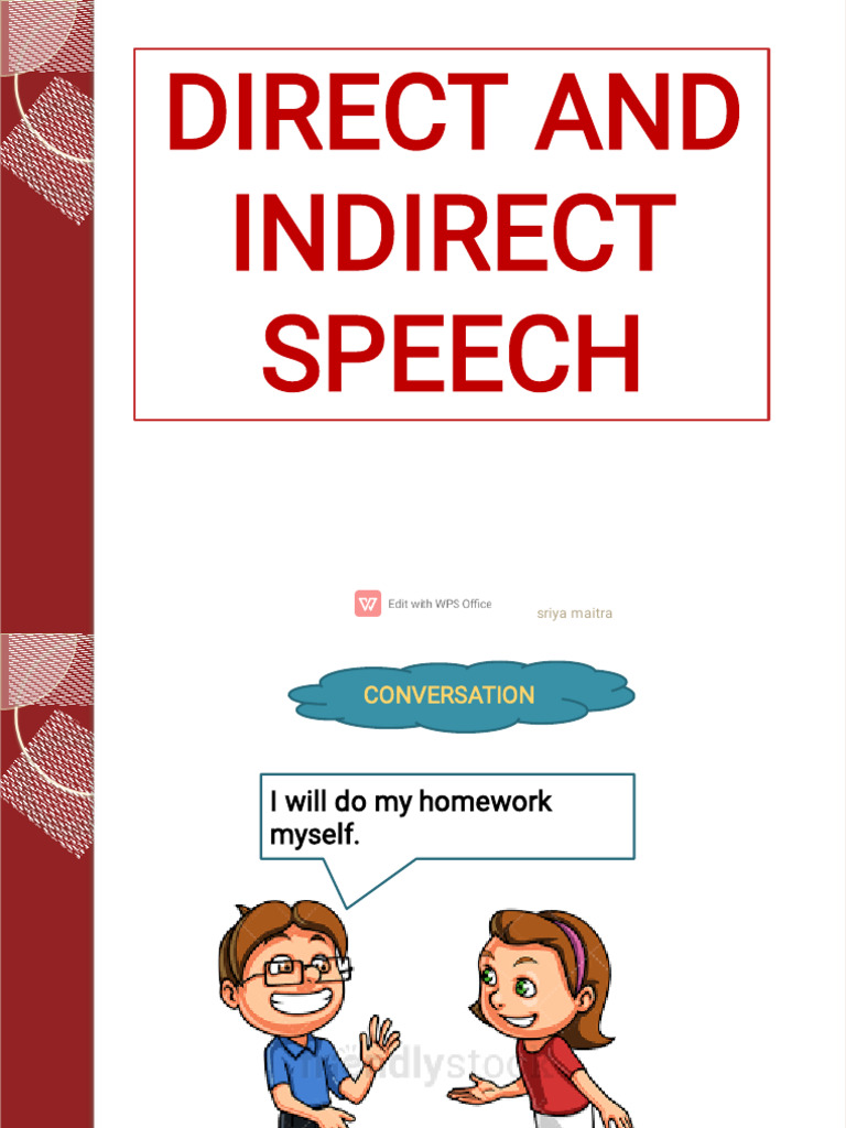 Direct and Indirect Speech Guide | PDF | Verb | Grammatical Tense