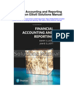 Financial Accounting and Reporting 18Th Edition Elliott Solutions Manual Full Chapter PDF
