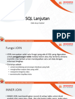 SQL Lanjutan (Join)
