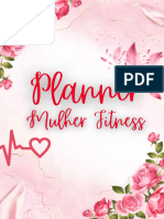 Planner Anual Mulher Fitness Completo