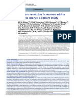 Septum Resection in Women With A Septate Uterus A Cohort Study