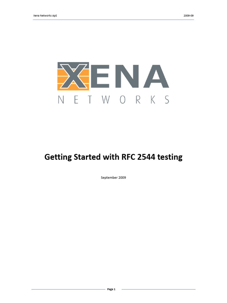 RFC 2544 Testing with Excel Guide | PDF | Microsoft Excel | Port ...