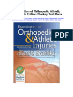 Examination of Orthopedic Athletic Injuries 4Th Edition Starkey Test Bank Full Chapter PDF