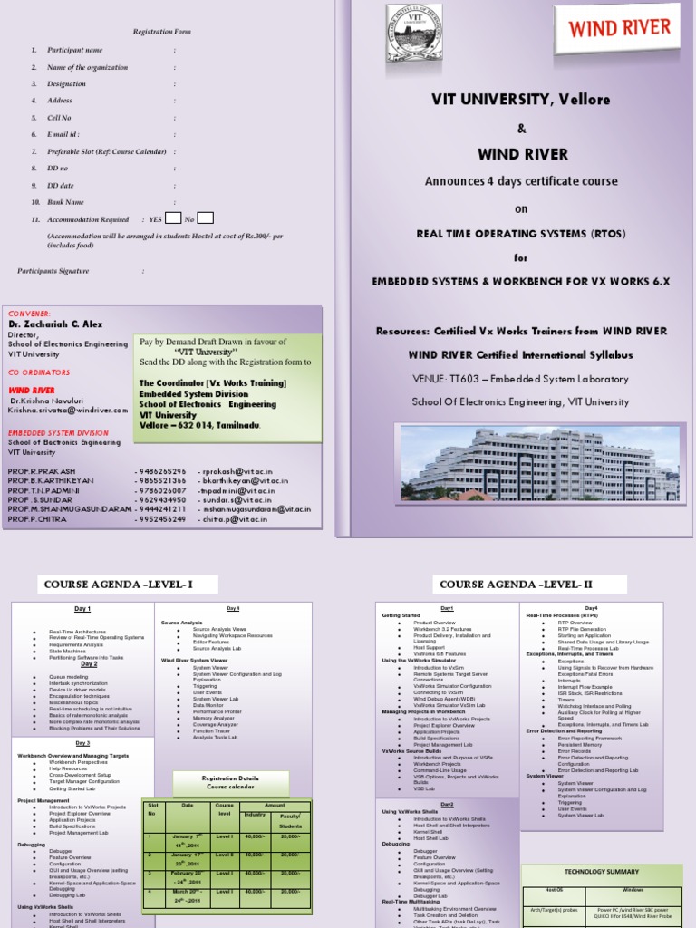 VxWorks RTOS Training at VIT University | PDF | Command Line Interface ...