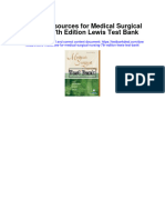 Evolve Resources For Medical Surgical Nursing 7Th Edition Lewis Test Bank Full Chapter PDF