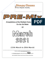 PRE-Mix March 2021 Week 3 