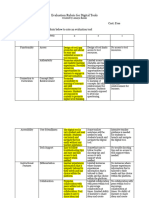 Digital Tool Evaluation Rubric - Flip