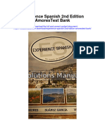 Experience Spanish 2Nd Edition Amorestest Bank Full Chapter PDF