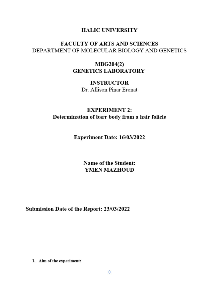 Experiment 2 | PDF
