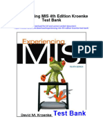 Document - 602 - 708download Experiencing Mis 4Th Edition Kroenke Test Bank Full Chapter PDF