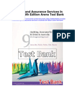 Auditing and Assurance Services in Australia 9Th Edition Arens Test Bank Full Chapter PDF