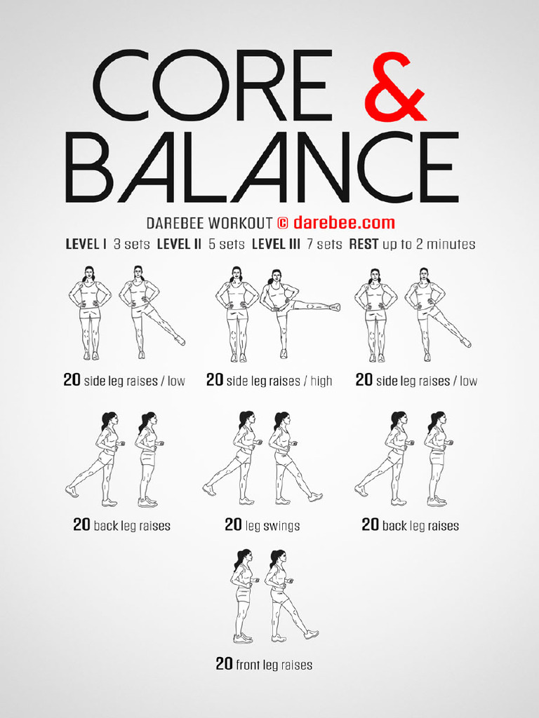 Core and Balance Workout | PDF