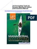 Managerial Accounting Tools For Business Decision Making 6Th Edition Weygandt Solutions Manual Full Chapter PDF
