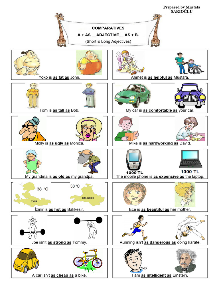 As .... As (Comparisons) | PDF
