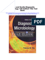 Bailey and Scotts Diagnostic Microbiology 13Th Edition Tille Test Bank Full Chapter PDF