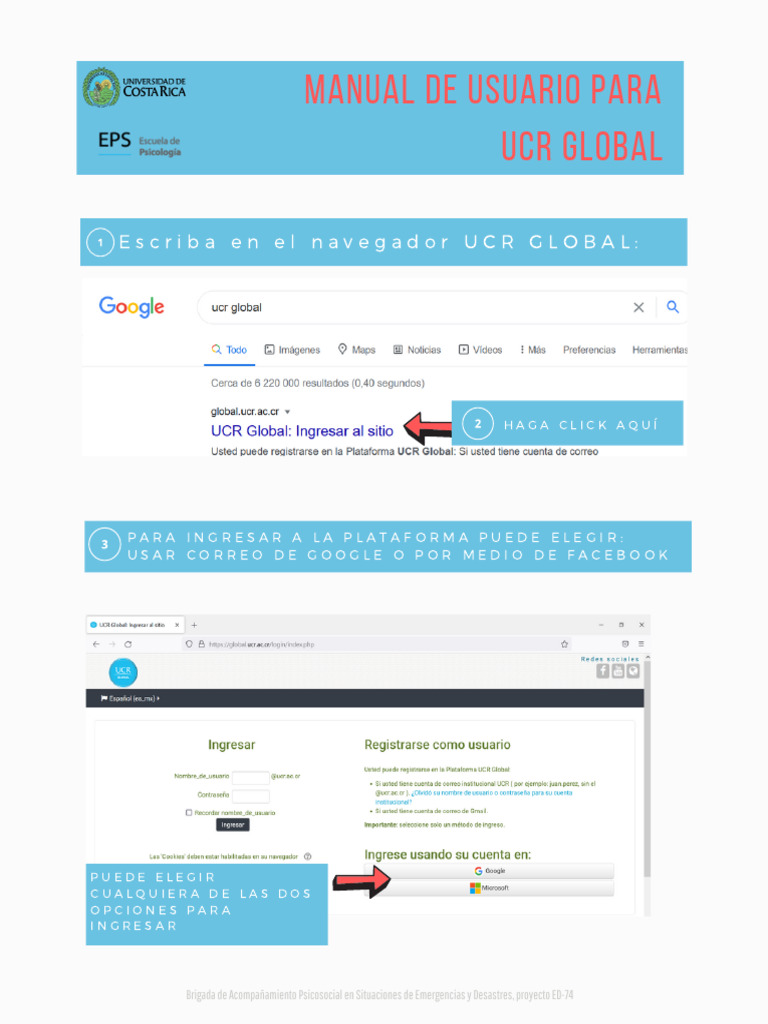 Manual de Usuario para Ucr Global | PDF | Informática