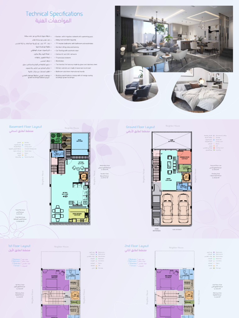 Townhouse 4-BR (With Basement) | LAYOUT | PDF