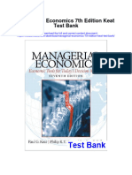 Managerial Economics 7Th Edition Keat Test Bank Full Chapter PDF
