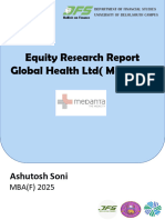 Equity Research Report On Global Health Limited (Medanta)