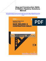 Basic Building and Construction Skills Australia 5Th Edition Hawkins Solutions Manual Full Chapter PDF