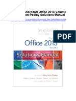 Exploring Microsoft Office 2013 Volume 2 1St Edition Poatsy Solutions Manual Full Chapter PDF