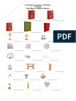 Formação de Acolitos e Coroinhas Atividade