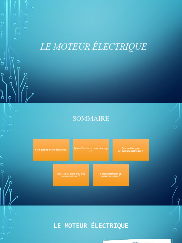 Comprendre le moteur électrique | PDF | Physique appliquée et ...