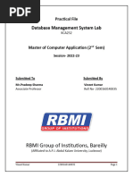 Dbms Practical