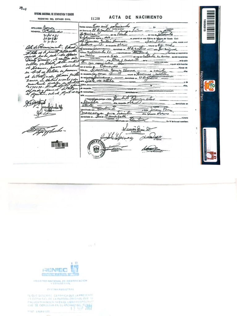 Documentos Solicitados | PDF