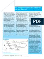 Haccpbased Food Safety Management Systems Great in Theory But Ca 2014