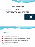 Chapter 2 Procurement & Contract MGT