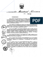 RM 582-2013-ED, Norma de Procedimiento Reasignaciones y Permutas de Profesores CPM y LRM