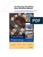 Facilities Planning 4Th Edition Tompkins Solutions Manual Full Chapter PDF