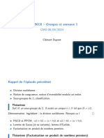 HAX501X - Groupes Et Anneaux 1 CM2 08/09/2023: CL Ement Dupont