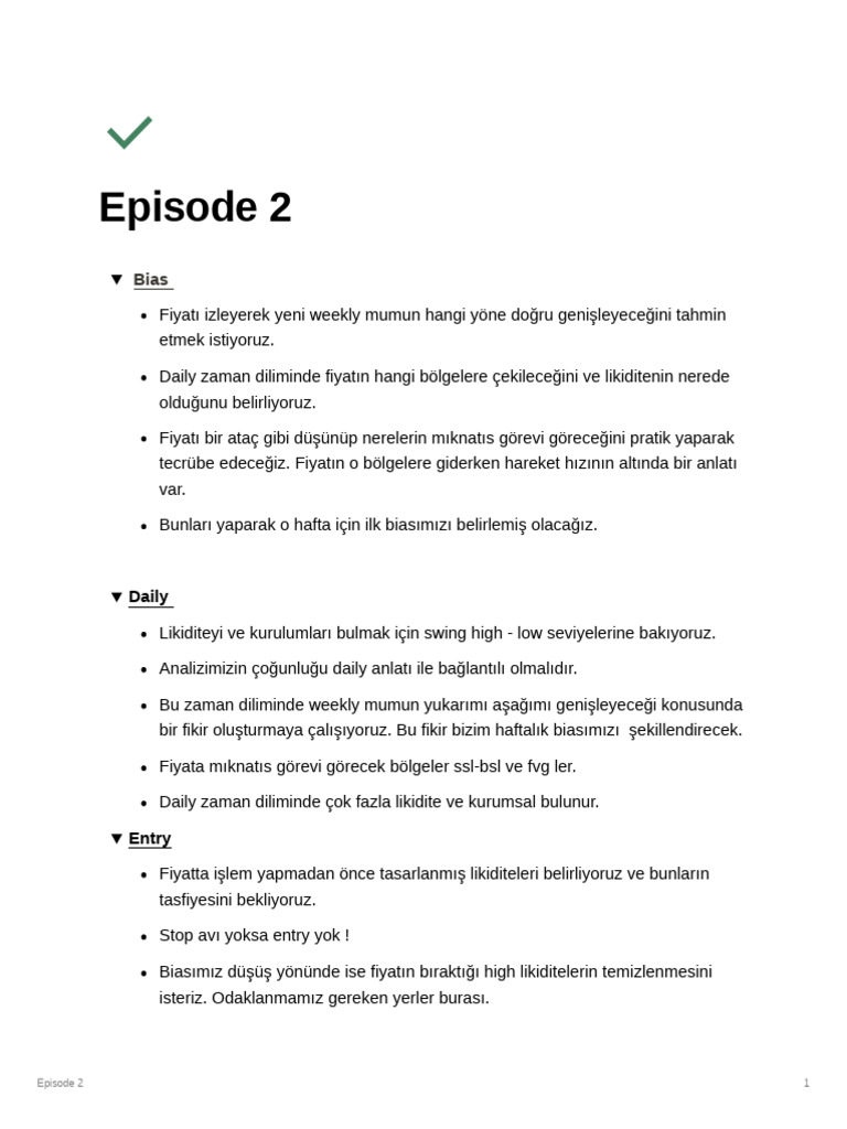 Episode 2 Note | PDF