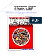 Basic College Mathematics An Applied Approach Canadian 1St Edition Aufmann Solutions Manual Full Chapter PDF