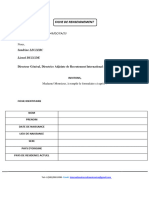 Fiche de Renseignements RI Canada