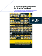 Download Introducing Public Administration 8Th Edition Shafritz Test Bank full chapter pdf