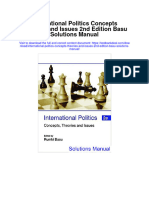 International Politics Concepts Theories and Issues 2Nd Edition Basu Solutions Manual Full Chapter PDF