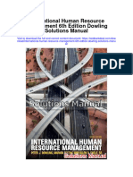 International Human Resource Management 6Th Edition Dowling Solutions Manual Full Chapter PDF