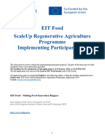 EIT Food ScaleUp Regenerative Agriculture Programme Application Form 1