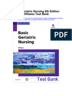 Basic Geriatric Nursing 6Th Edition Williams Test Bank Full Chapter PDF