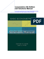 Basic Econometrics 5Th Edition Gujarati Solutions Manual Full Chapter PDF