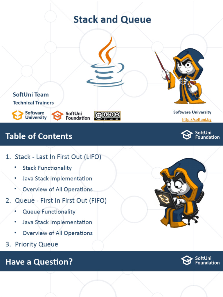 Java Advanced Stacks and Queues | PDF | Time Complexity | Queue ...