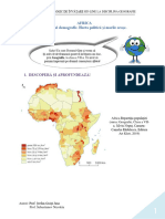Africa. Specificul Demografic. Harta Politica Si Marile Orase